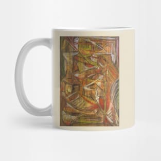 Windy Autumn Pastel Abstract Mug